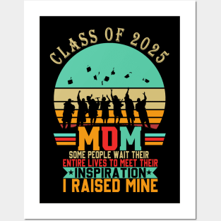 Senior Mom Class of 2025 Graduation 2024 Gift ,Senior 25 Posters and Art